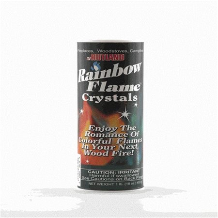 RUTLAND Rainbow Flame Crystals 1 lb. canister RU451516